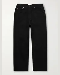 LE 17 SEPTEMBRE Pantaloni a gamba dritta in denim Nero