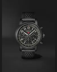 Chopard Cronografo automatico 42 mm in acciaio inossidabile con cinturino in pelle Mille Miglia 2020 Race Edition Limited Edition, N. rif. 168589-3028 Nero