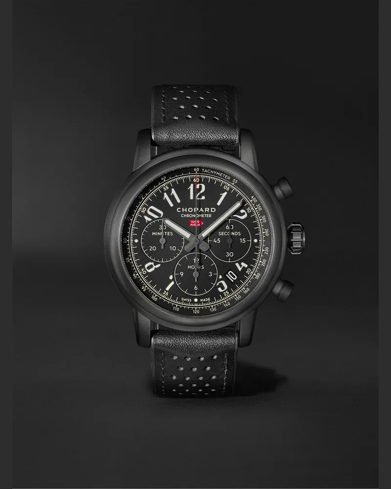 Cronografo automatico 42 mm in acciaio inossidabile con cinturino in pelle Mille Miglia 2020 Race Edition Limited Edition, N. rif. 168589-3028