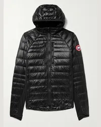 Canada Goose Piumino slim-fit con cappuccio in shell trapuntato Hybridge Lite Nero