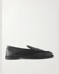 John Lobb Mocassini in pelle pieno fiore Pace Nero