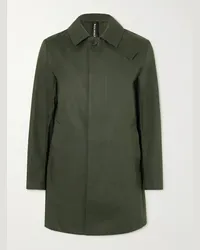 MACKINTOSH Trench in cotone doppiato Cambridge Verde