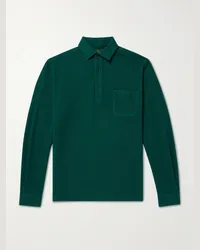 Portuguese Flannel Polo in jersey Origem Verde