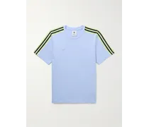 Wales Bonner T-shirt in jersey di cotone biologico con finiture in fettuccia e ricamo