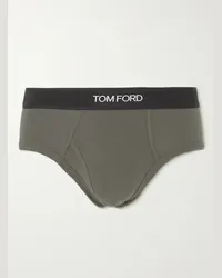 Tom Ford Slip in cotone stretch Verde