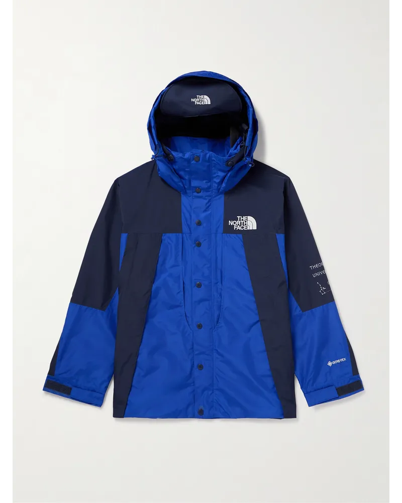 The North Face Giacca in GORE-TEX® con cappuccio e logo ricamato Mountain Blu