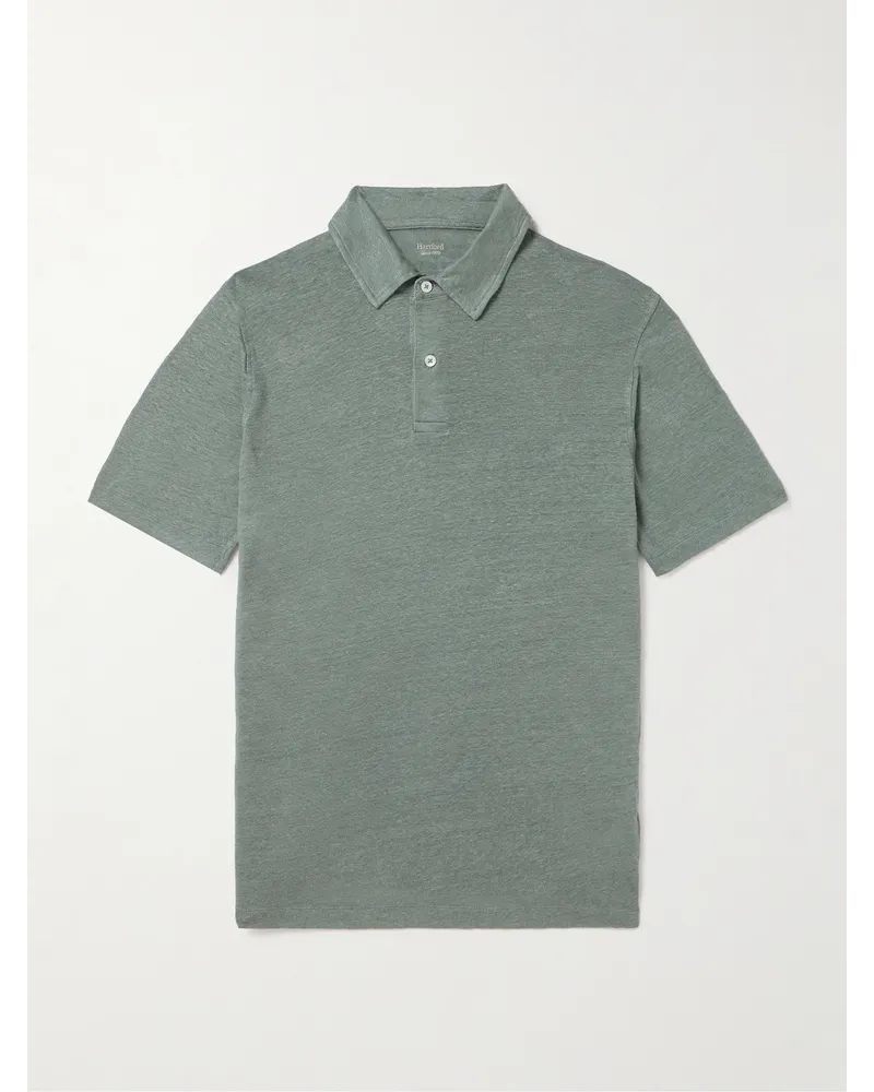 Hartford Polo in lino Verde