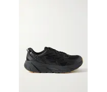 Sneakers in pelle con finiture in mesh Clifton L