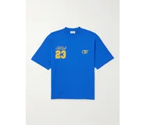 T-shirt in jersey di cotone con logo Skate