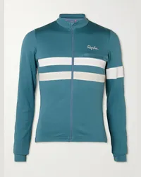 Rapha Maglia da ciclismo antivento in tessuto riciclato Brevet Blu