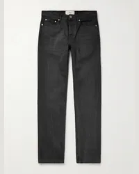 AMI Paris Jeans a gamba dritta Nero