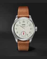 ORIS Orologio automatico 40 mm in acciaio inossidabile con cinturino in pelle Wings of Hope Limited Edition, N. rif. 01 401 7781 4081-Set Bianco