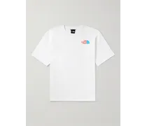 T-shirt slim-fit in jersey di cotone con logo