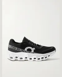 ON Running Sneakers da running in mesh c finiture in gomma Cloudmonster 2 Nero