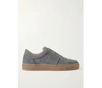 MR P. Sneakers in Regenerated Suede by evolo® Larry Grigio