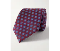 Cravatta in seta dobby, 8 cm