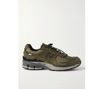 New Balance Sneakers in nubuck e ripstop con finiture in pelle 2002RD Protection Pack Verde