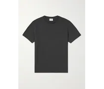 T-shirt in jersey di cotone Pima con logo ricamato