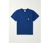 T-shirt in jersey di cotone con logo applicato Leffe