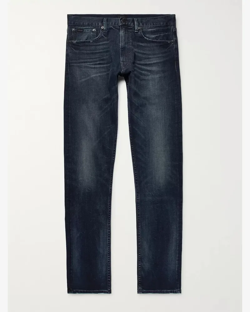 Ralph Lauren Jeans slim-fit in denim stretch Sullivan Blu