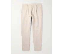 Pantaloni a gamba affusolata in lino Billie 1454