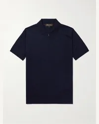 Loro Piana Polo in lana Wish Blu