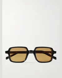 Cutler and Gross Occhiali da sole in acetato con montatura rettangolare GR02 Nero