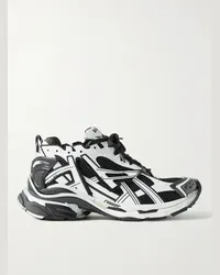 Balenciaga Sneakers in nylon e mesh Runner Bianco