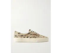 Sneakers in camoscio con stampa ghepardo Jude