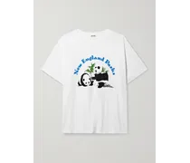 T-shirt in jersey di cotone floccato Zoo