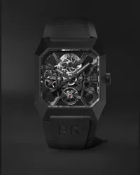 Bell & Ross Orologio automatico 42 mm in ceramica con cinturino in gomma BR 03 Cyber Limited Edition, N. rif. BR03-CYBER-CE Nero