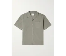 Camicia in misto lyocell TENCEL™ e cotone con colletto convertibile Carsten