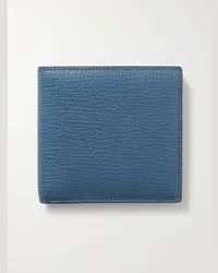 Smythson Portafoglio in pelle pieno fiore Ludlow Blu