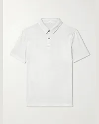 James Perse Polo in jersey di cotone Grigio