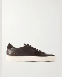 Common Projects Sneakers in pelle con finiture in camoscio BBall Marrone