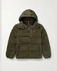 Ralph Lauren Piumino in pile e ripstop riciclato trapuntato con cappuccio The Gorham Verde