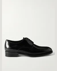 Saint Laurent Scarpe derby in pelle Adrien 25 Nero