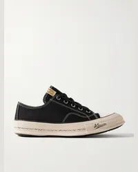 Visvim Sneakers in tela con finiture in pelle Skagway L.T. Lo Nero