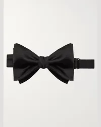 Richard James Self-Tie Silk-Satin Bow Tie Nero