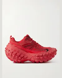 Balenciaga Sneakers in mesh e gomma Bouncer Rosso