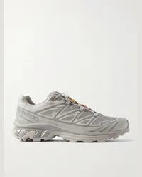 Salomon Sneakers in mesh con finiture in gomma XT-6 Grigio