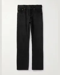 Saint Laurent Jeans a gamba dritta Nero