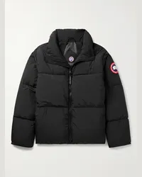 Canada Goose Piumino in EnduraLuxe® trapuntato con logo applicato Lawrence Nero