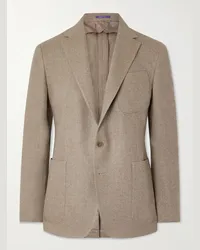 Ralph Lauren Blazer in misto lana, seta e cashmere Hadley Grant Neutri