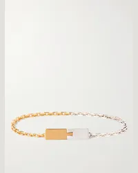 Bottega Veneta Bracciale a catena in vermeil dorato e argento sterling Argento