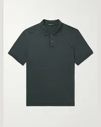 James Perse Polo in jersey di cotone Luxe Lotus Grigio