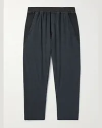 The Row Pantaloni a gamba dritta in cotone Kaol Nero