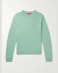 The Elder Statesman Pullover in cashmere Verde