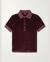 Tom Ford Polo in velour Viola