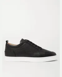 Christian Louboutin Sneakers in pelle pieno fiore Rantulow Nero